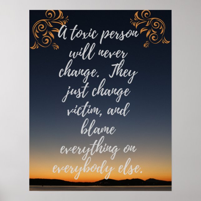 Eine giftige Person, die Art der Holzwand Poster (Vorne)