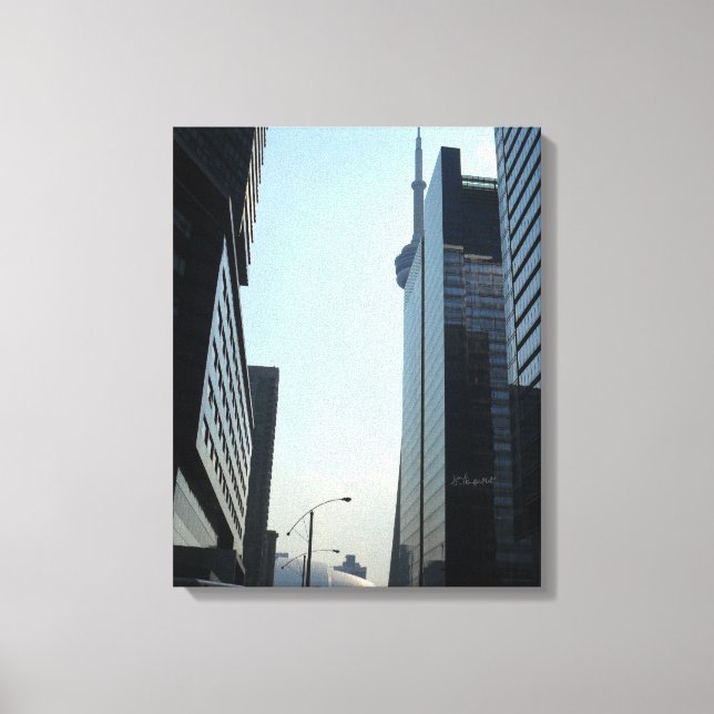 Eine glänzende Aussicht auf Toronto Leinwanddruck (Vorderseite)