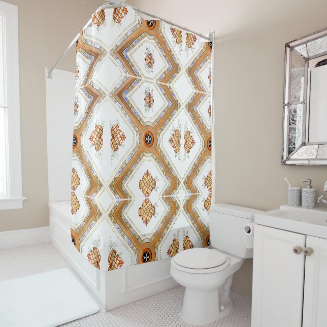 Eine Glasdecke Duschvorhang (Beispiel)