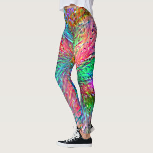 Eine glatte Spirale in sich überlappenden, schauta Leggings