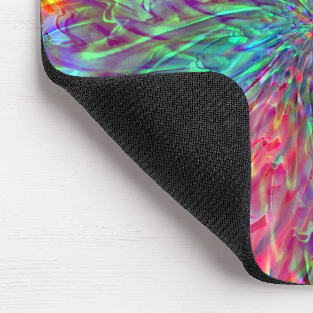Eine glatte Spirale in sich überlappenden, schauta Mousepad (Ecke)