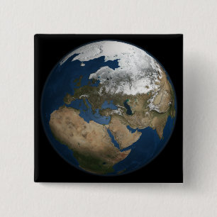 Eine globale Ansicht über Europa und Skandinavien Button