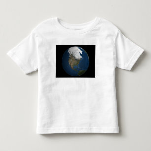 Eine globale Sicht auf Nordamerika Kleinkind T-shirt