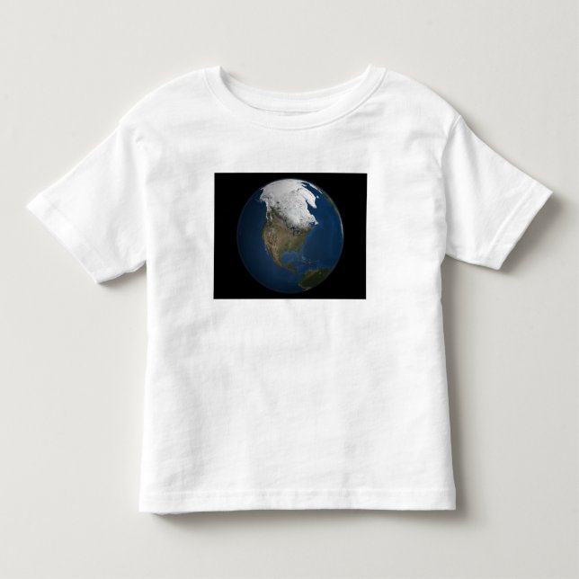 Eine globale Sicht auf Nordamerika Kleinkind T-shirt (Vorderseite)