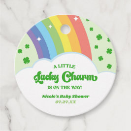 Eine glückliche Charm St. Patrick's Day Baby Dusch Geschenkanhänger
