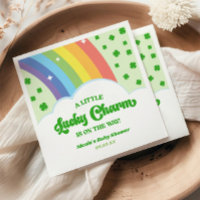 Eine glückliche Charm St. Patrick's Day Baby Dusch