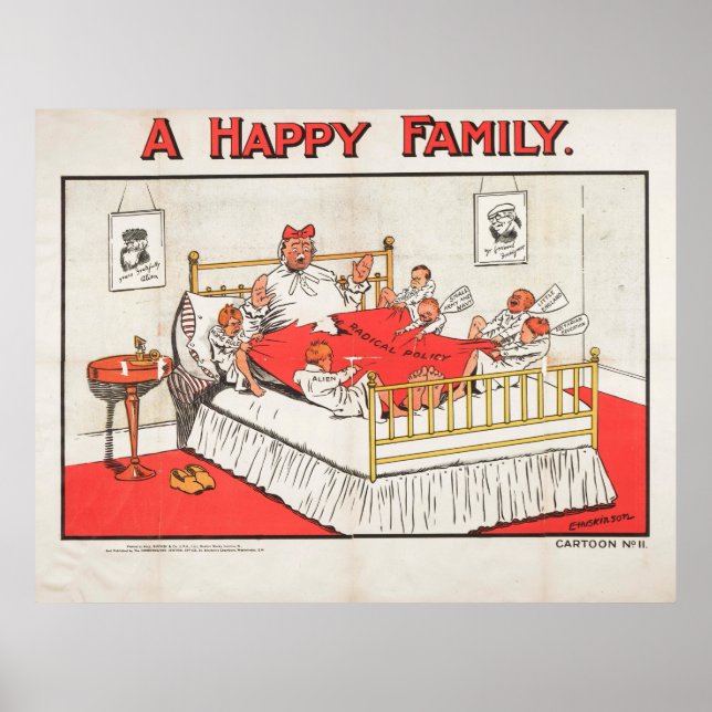 Eine glückliche Familie Poster (Vorne)