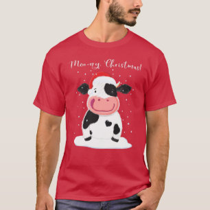 Eine glückliche Holsteinkühe wünscht Ihnen ein T-Shirt