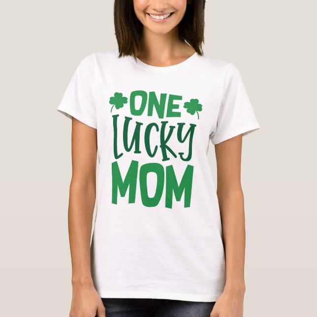 Eine glückliche Mama T-Shirt (Vorderseite)