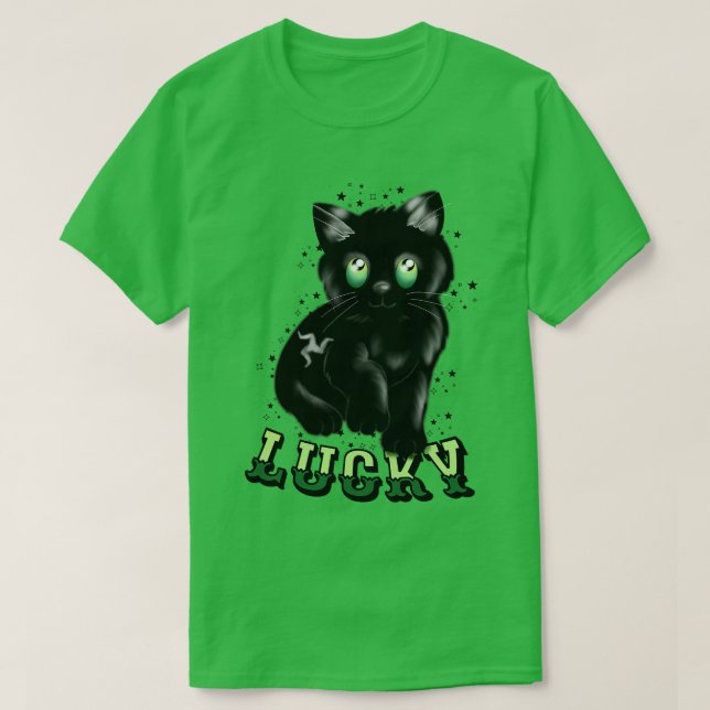 Eine glückliche Manxkatze T-Shirt (Design vorne)