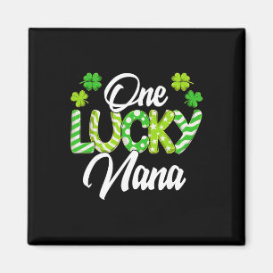 Eine glückliche Nana Shamrock irische Nana St. Pat Magnet