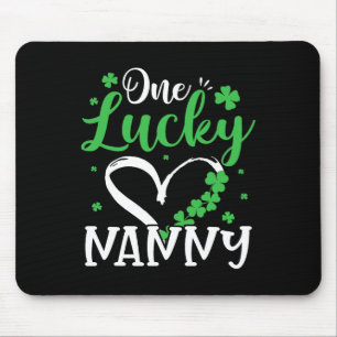 Eine glückliche Nanny St Patricks Day Irisches Grü Mousepad