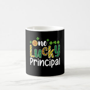 Eine glückliche Schulleitung am St. Patrick's Day Kaffeetasse