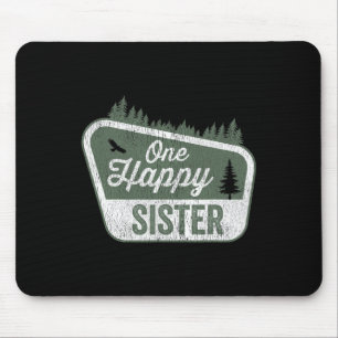 Eine glückliche Schwester passende Familien-Geburt Mousepad