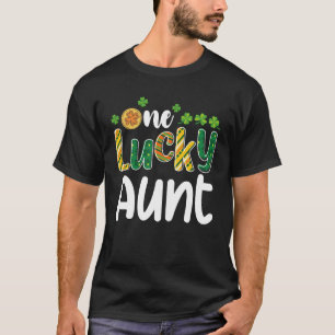 Eine glückliche Tante passende Familie St. Patrick T-Shirt