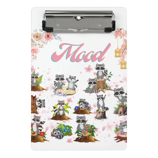 Eine glückliche und spielerische Stimmung, genau w Mini Klemmbrett (Vorderseite)