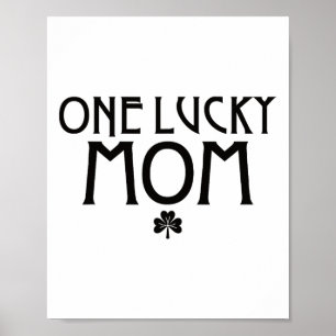 Eine Glücksmutter St Patricks Day  Poster