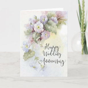 Eine Glückwunschkarte für Hochzeitstage Karte