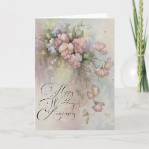 Eine Glückwunschkarte zum Hochzeitstag Karte