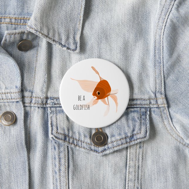eine goldfarbene, schwarze, moderne Abbildung sein Button (Beispiel)