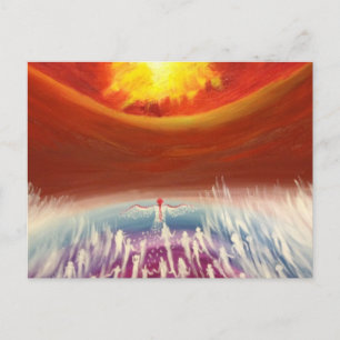 Eine göttliche Reise Postkarte