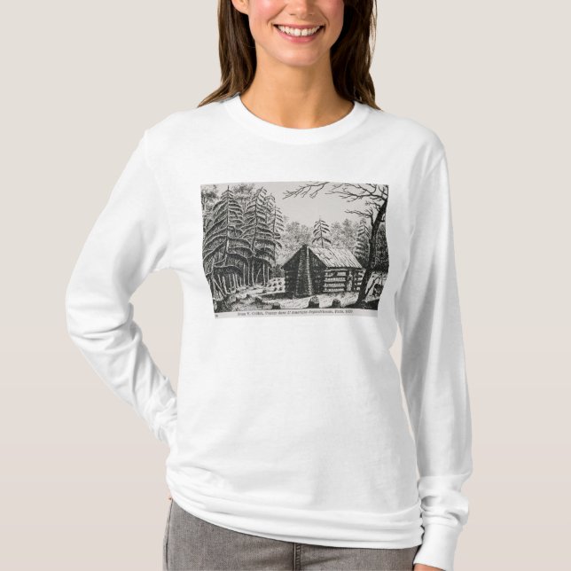 Eine Grenzkabine, 'vom Festzug von Amerika T-Shirt (Vorderseite)