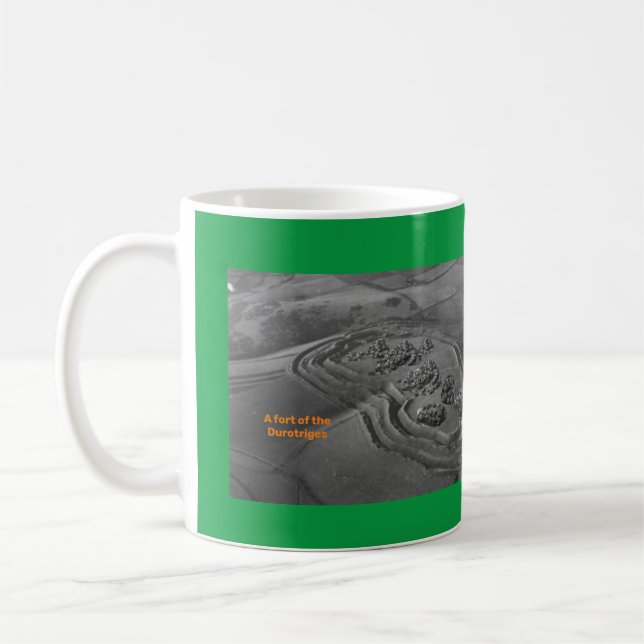 Eine grobe Darstellung des Schlosses Eisenzeit Mai Kaffeetasse (Links)