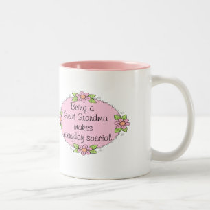 Eine großartige Oma zu sein macht jeden Tag besond Zweifarbige Tasse