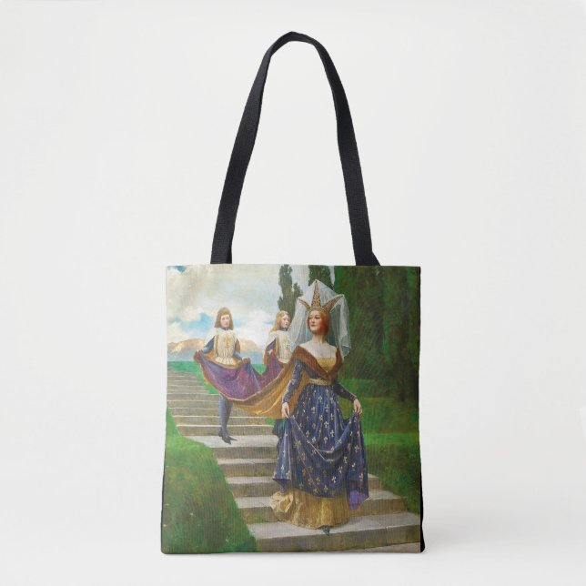Eine große Dame, c. 1910 von John Collier Tasche (Vorderseite)