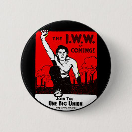 Eine große Gewerkschaft - Knopf Button