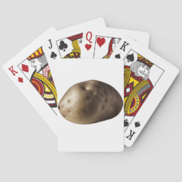 Eine große Kartoffel Spielkarten