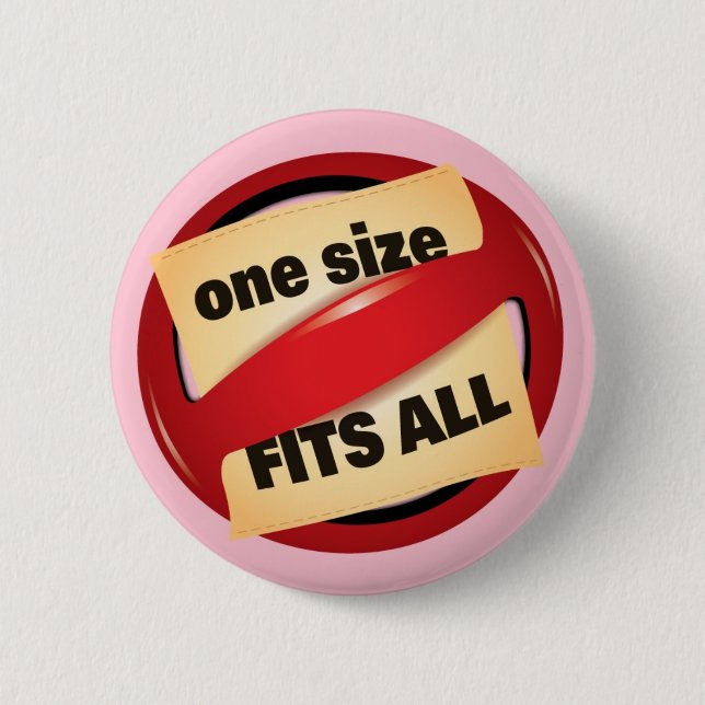 Eine Größe passt alle Button (Vorderseite)