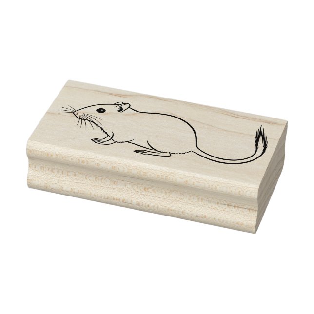 Eine große Ratte Gummistempel (Stempel)