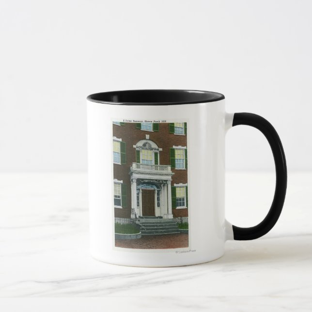 Eine große Veranda, Salem-Türenansicht Tasse (Rechts)