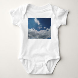 Eine große weiße Wolke Baby Strampler