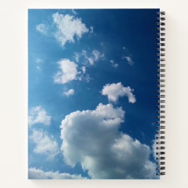 Eine große Wolke Notizbuch