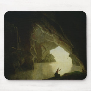 Eine Grotte im Golf von Salernum Mousepad