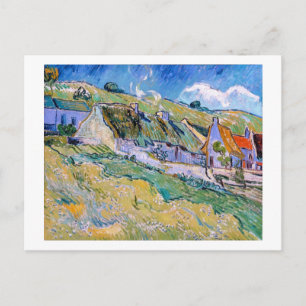Eine Gruppe von Hütten von Vincent Van Gogh Gemäld Postkarte
