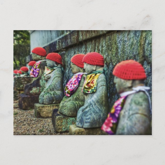 Eine Gruppe von Mönchen Postkarte (Vorderseite)