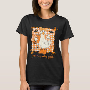 Eine gruselige Gans Halloween Dumm Gans Lustig T-Shirt