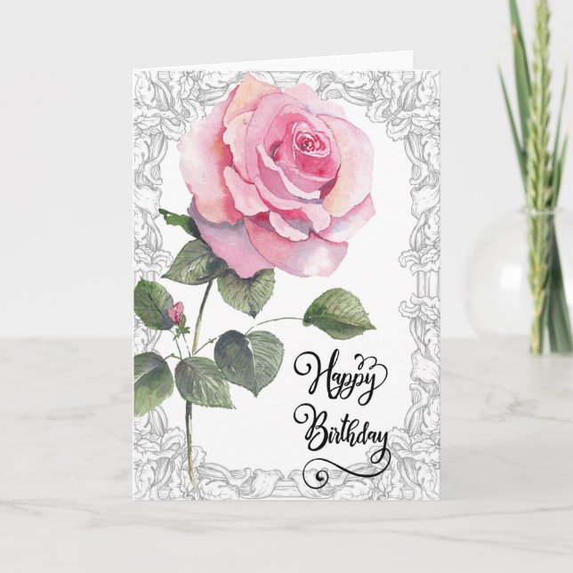 Eine Grußkarte für Geburtstage Karte (Vorderseite)