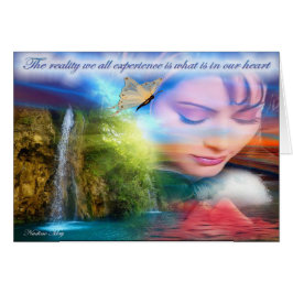 Eine Grußkarte mit einer Nachricht