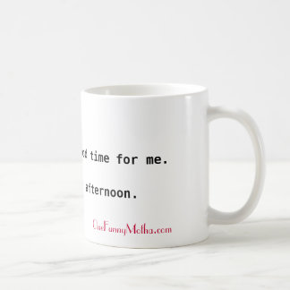 Eine gute die Zeit-Tasse des Morgens nicht Kaffeetasse