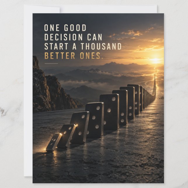Eine gute Entscheidung (Vorderseite)