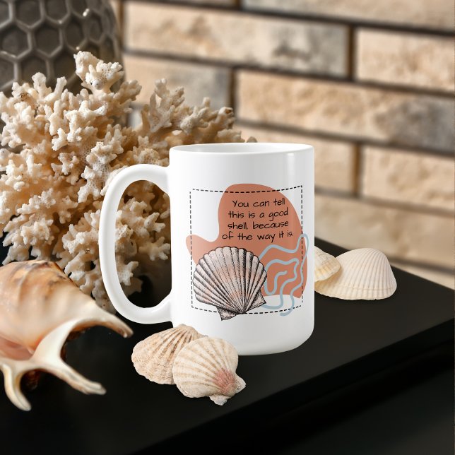 Eine gute Muschel Kaffeetasse (Von Creator hochgeladen)
