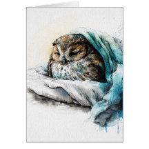 Eine gute Nickerchen-Grußkarte