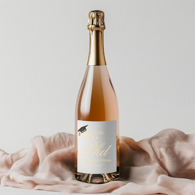 Eine gute Partnerschaft mit einer Master-Graduiert Weinetikett (Von Creator hochgeladen)