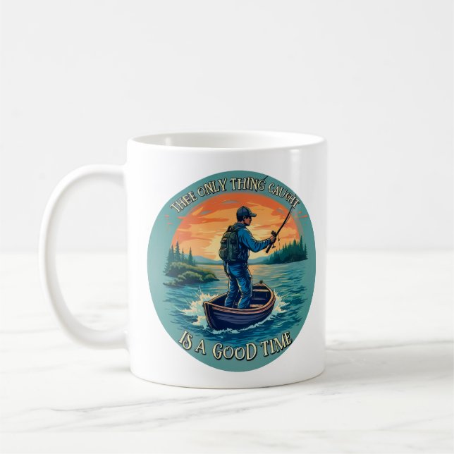 Eine gute Zeit erleben Kaffeetasse (Links)