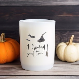 Eine gute Zeit   Frohe Halloween Quadratischer Aufkleber