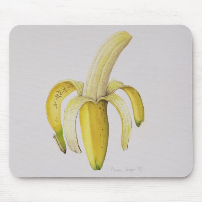 Eine Hälfte-abgezogene Banane 1997 Mousepad (Vorne)